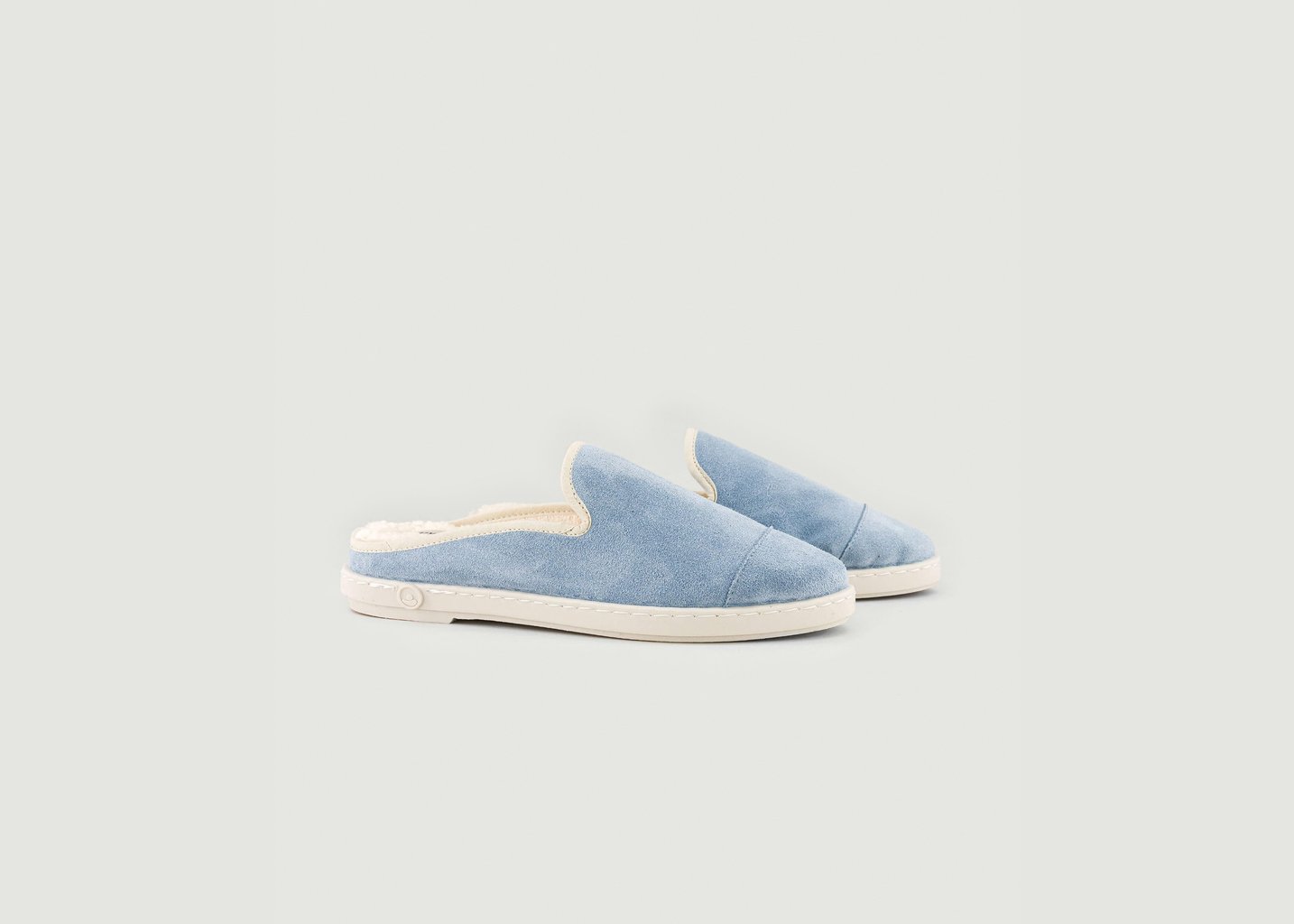 l'exception Mule Femme Bleu Clair Angarde
