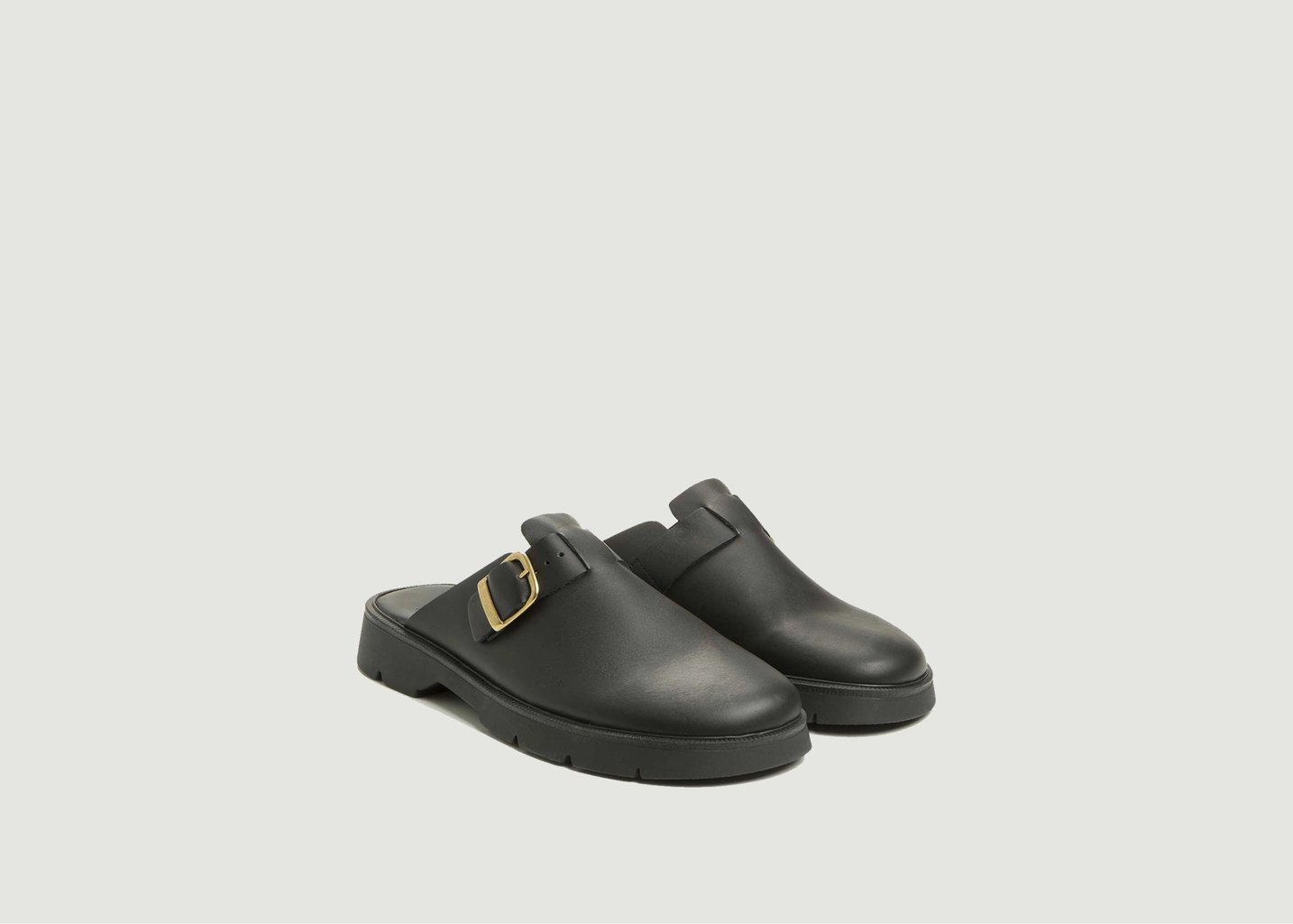 l'exception Mules Pacha Noir Kleman