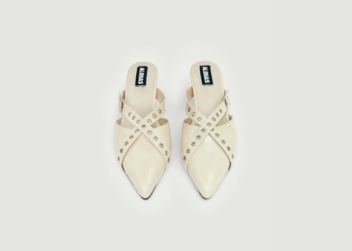 L'exception Mules Zyra Onix Crème Alohas