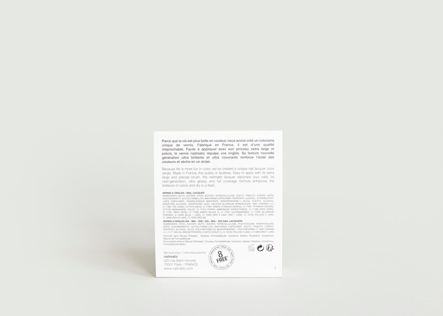 L'exception Nailmatic X L'Exception Bleu Nailmatic