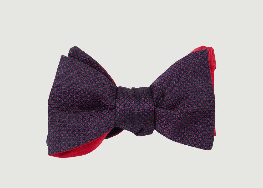 l'exception Nœud Papillon Caviar Bordeaux Cinabre