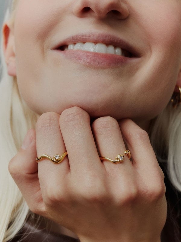 L'exception Nora Ring Or Maria Black