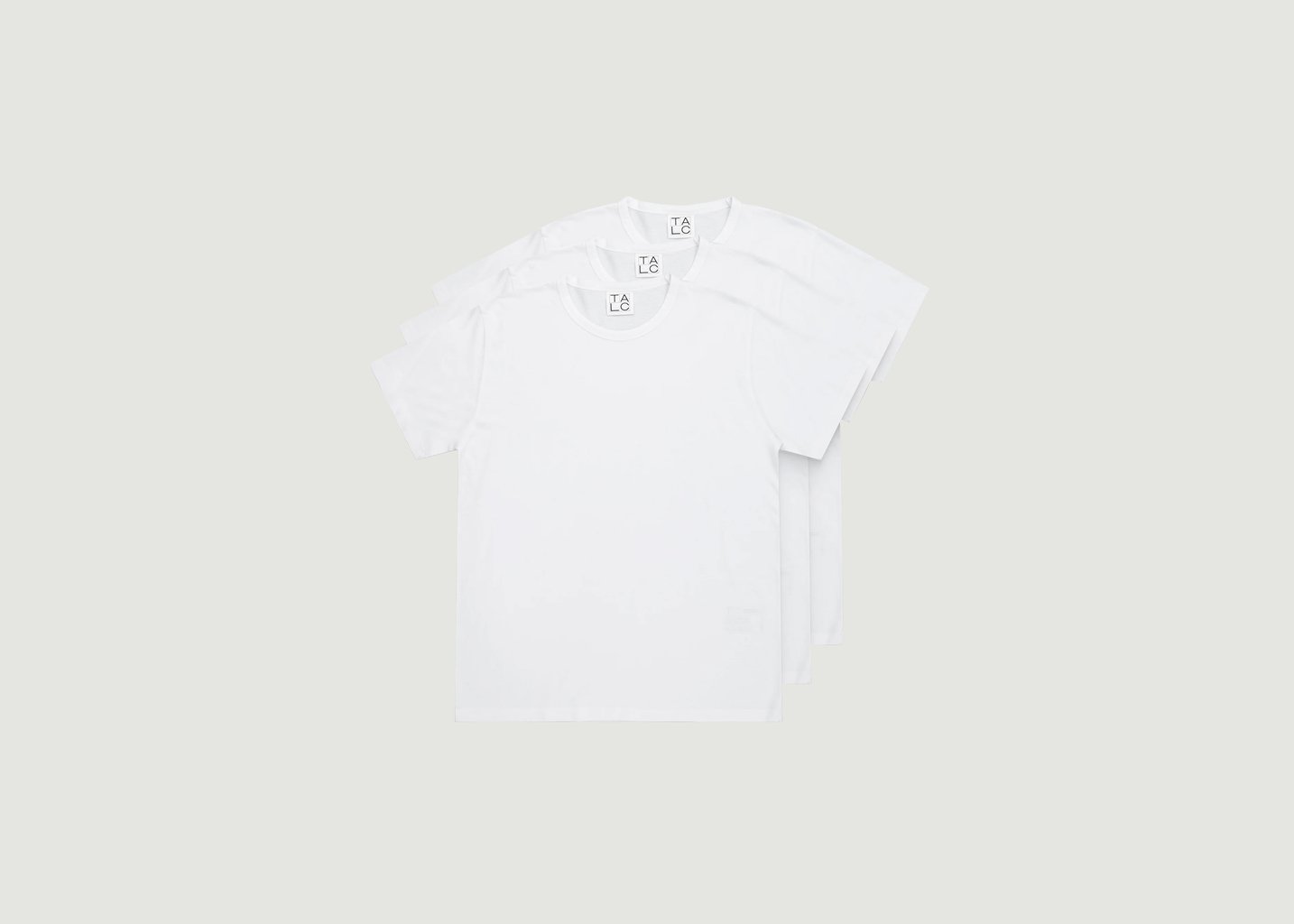 L'exception Pack 3 T Shirts Muse Blanc Talc Paris