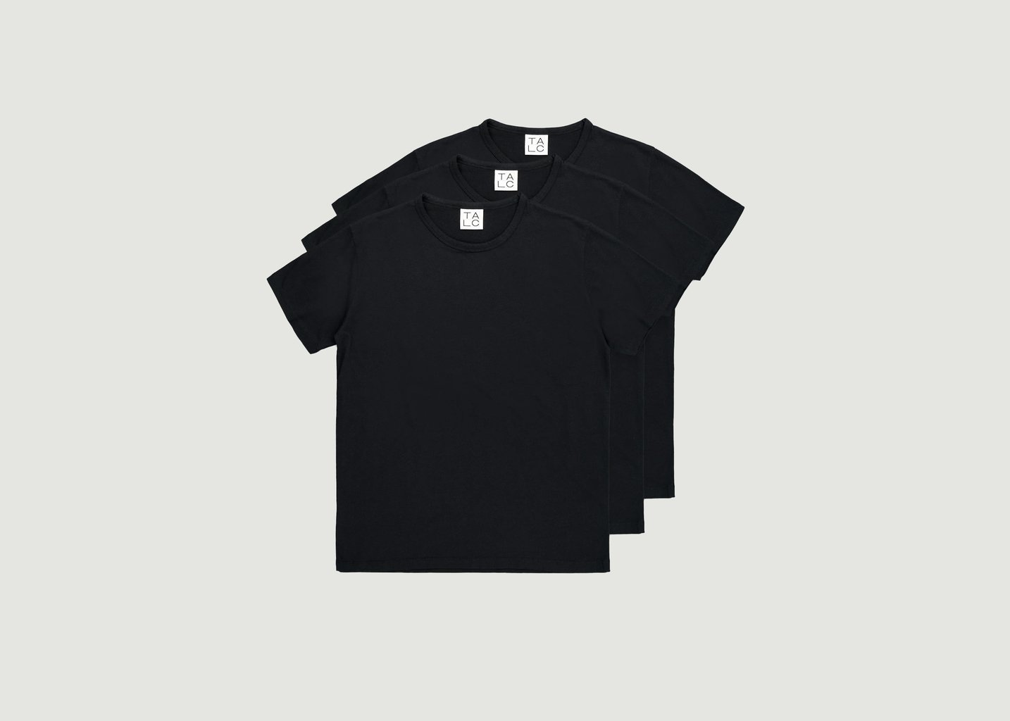 l'exception Pack 3 T shirts Muse Noir Talc Paris