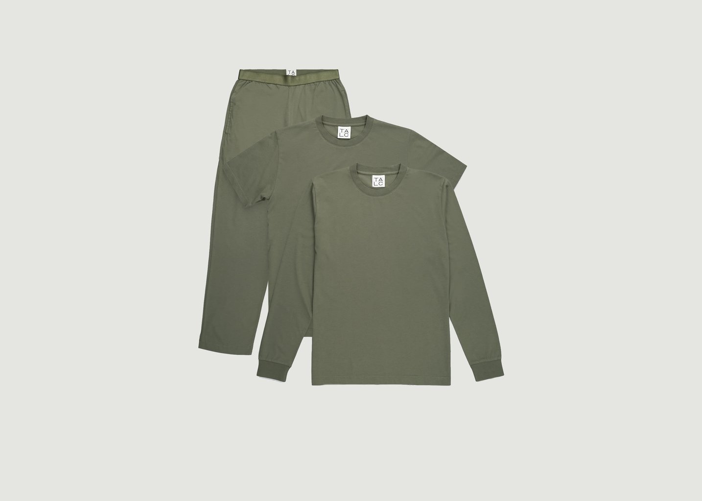 L'exception Pack Supima Khaki Talc Paris