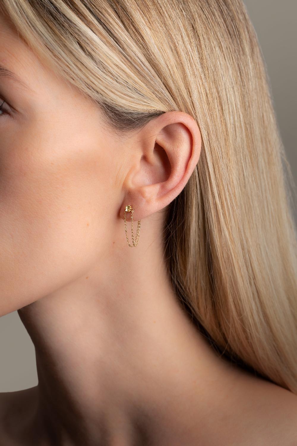 L'exception Paire De Boucles Abel Or April Please