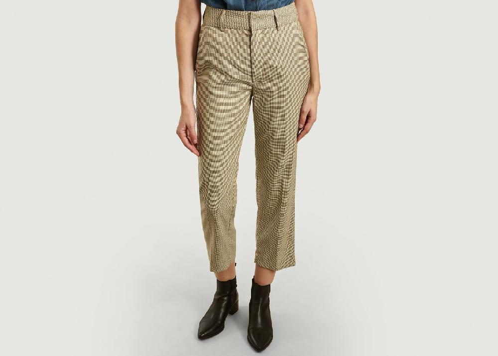 l'exception Pantalon 7/8e Liv Taupe Reiko