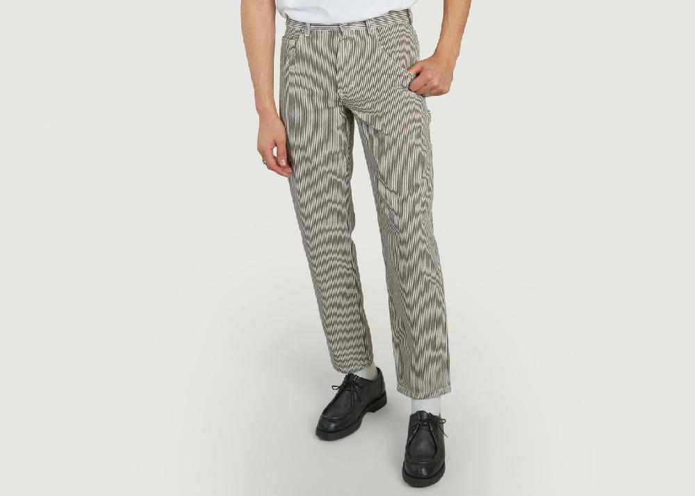 L'exception Pantalon 80's Painter Noir Stan Ray