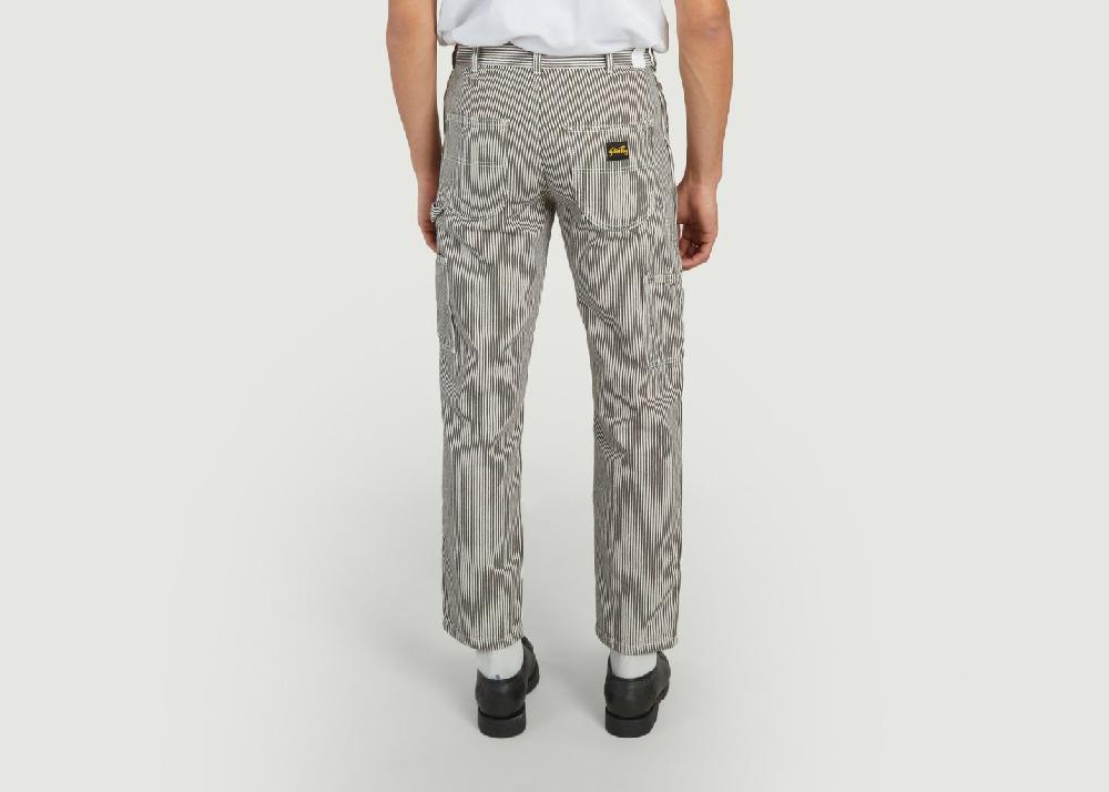 L'exception Pantalon 80's Painter Noir Stan Ray