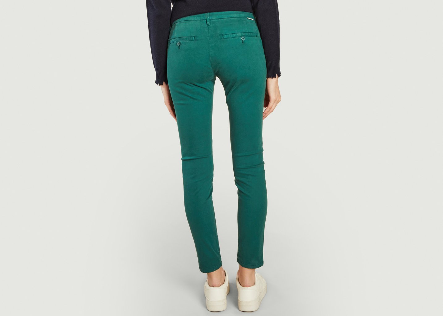 L'exception Pantalon Ajusté Sandy Vert Reiko