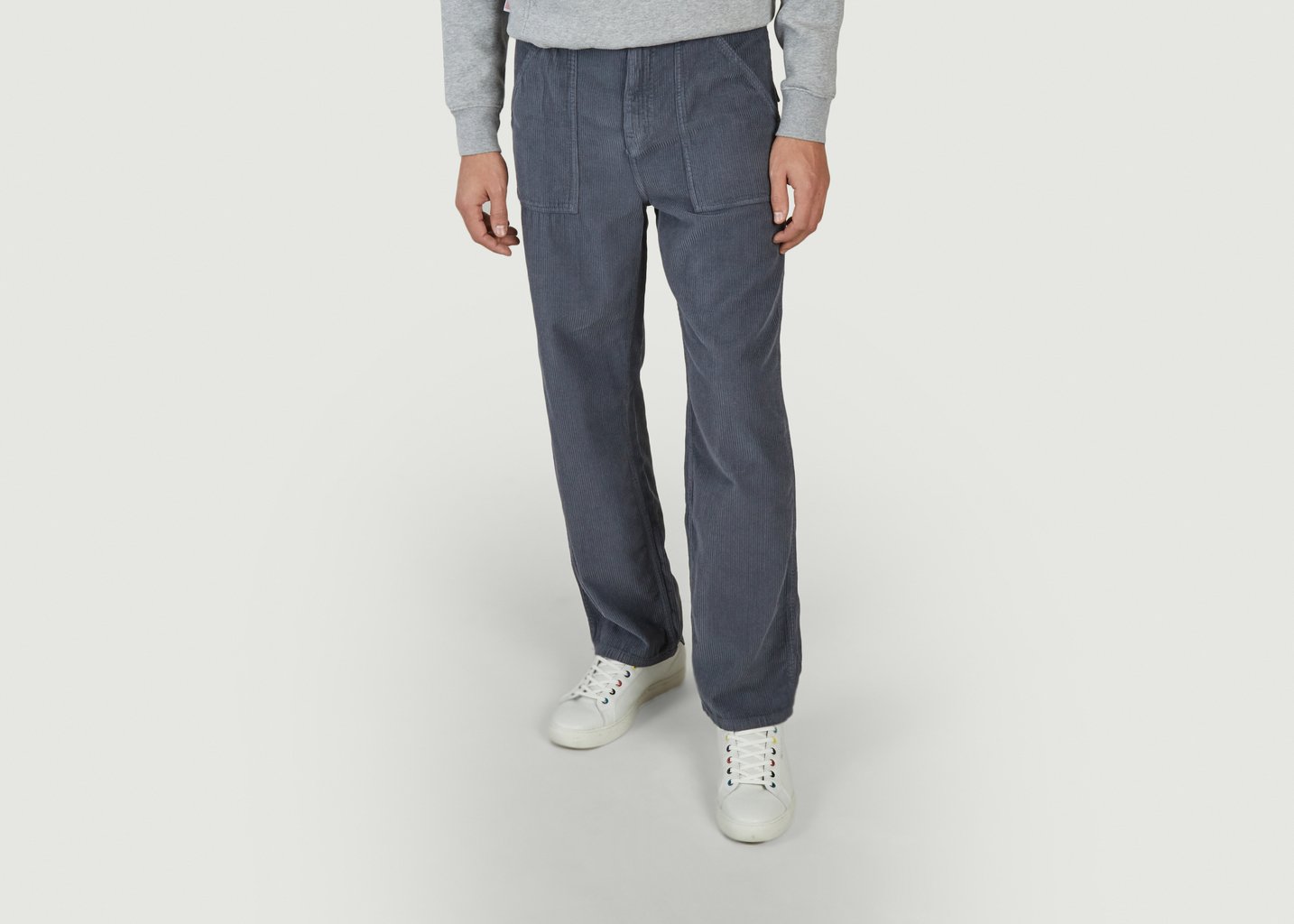L'exception Pantalon Ample Bleu Marine Stan Ray