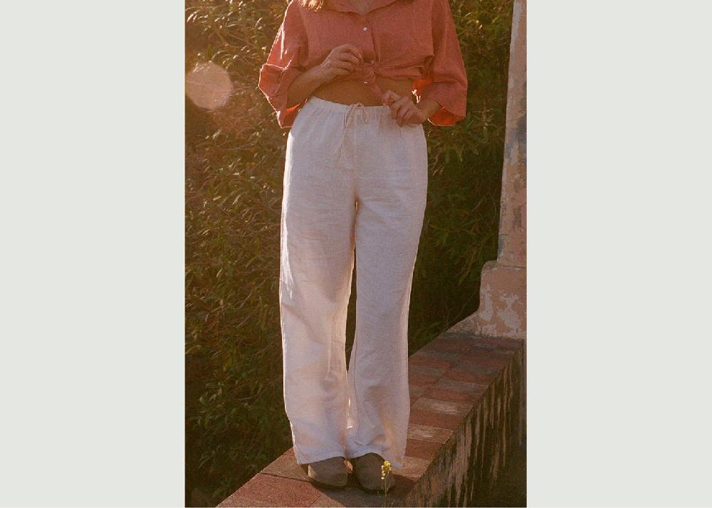 l'exception Pantalon Bahari Blanc Nénés Paris