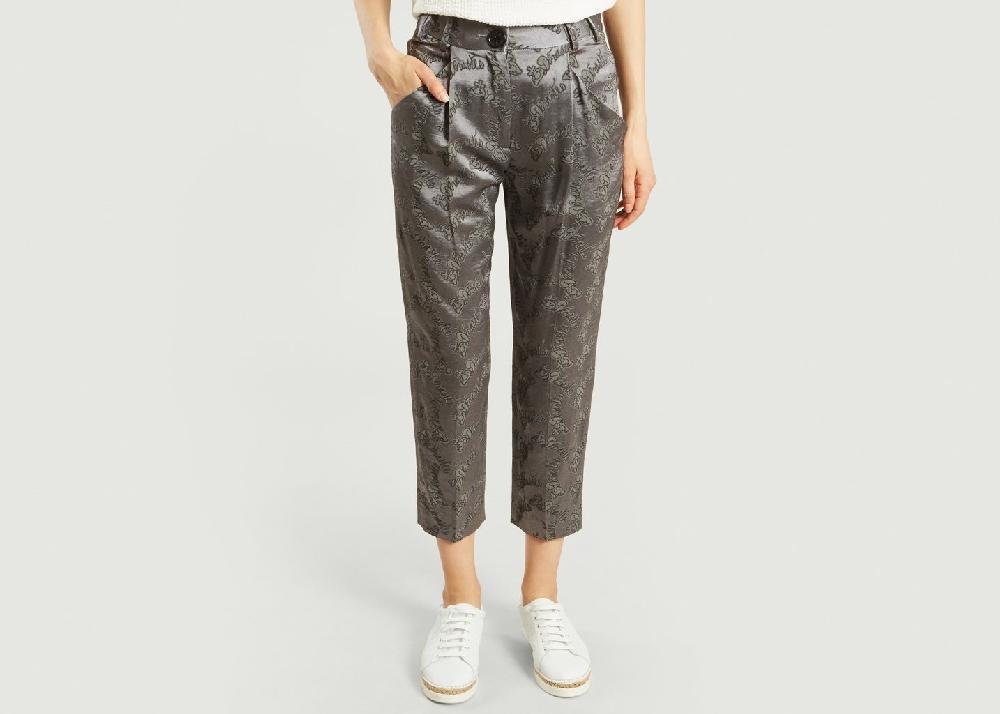 l'exception Pantalon Brocard Gris Dévastée