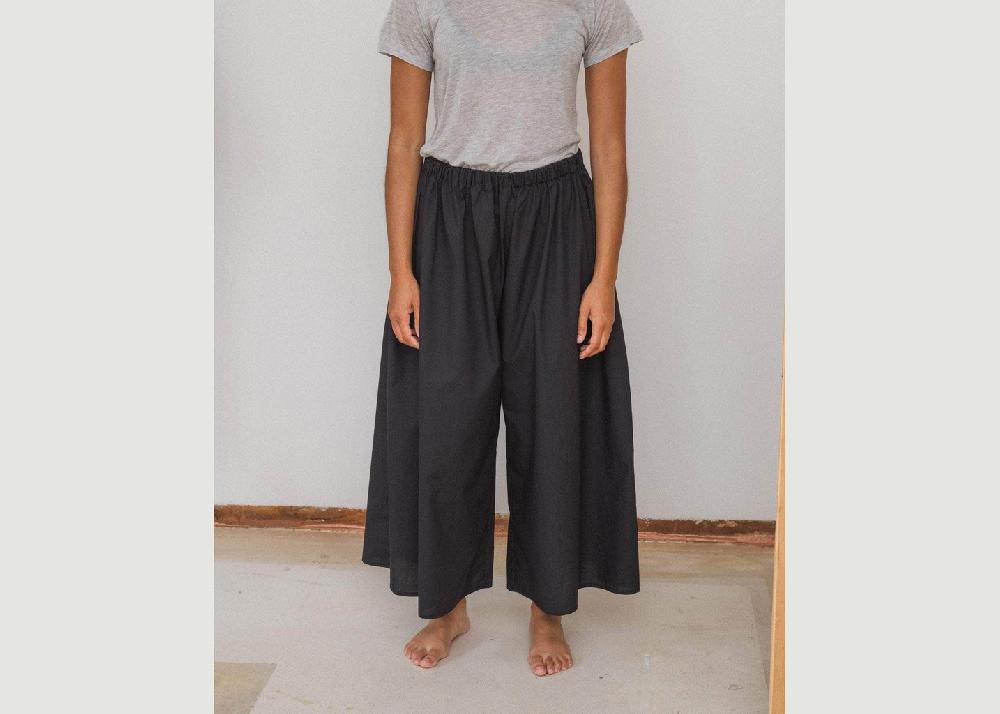 l'exception Pantalon Cable Noir Baserange