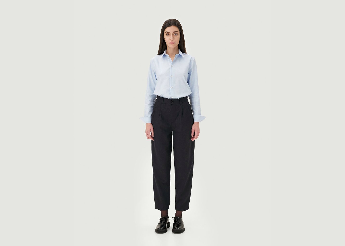L'exception Pantalon Cambridge Bleu Marine Noyoco