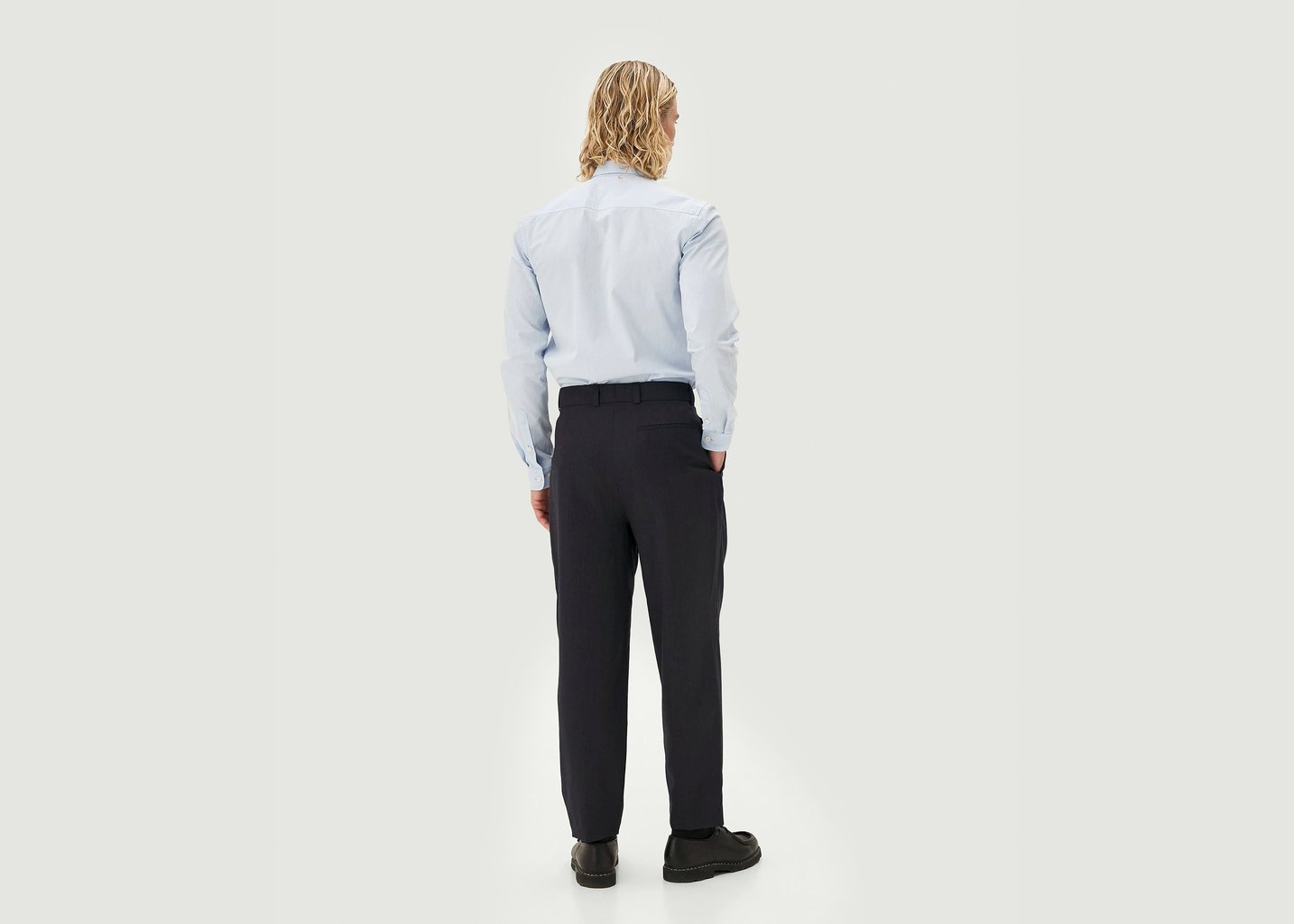L'exception Pantalon Cambridge Bleu Marine Noyoco