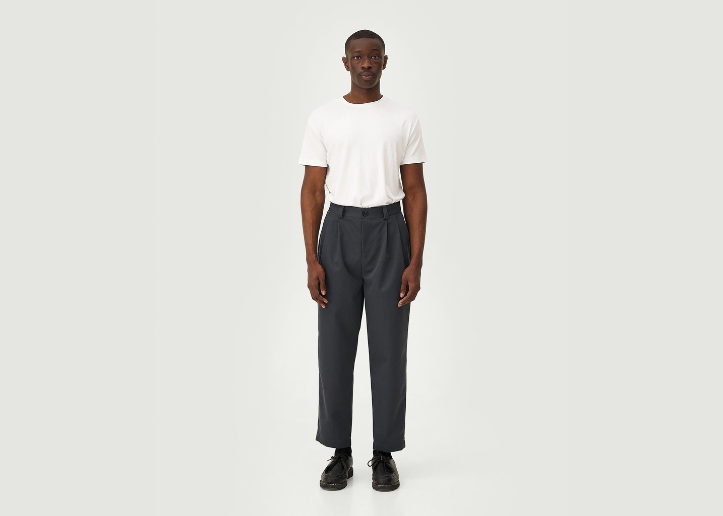 l'exception Pantalon Cambridge Bleu Pétrole noyoco