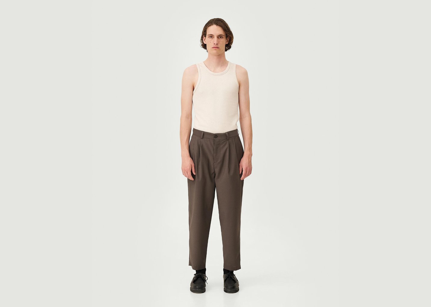 l'exception Pantalon Cambridge Marron noyoco