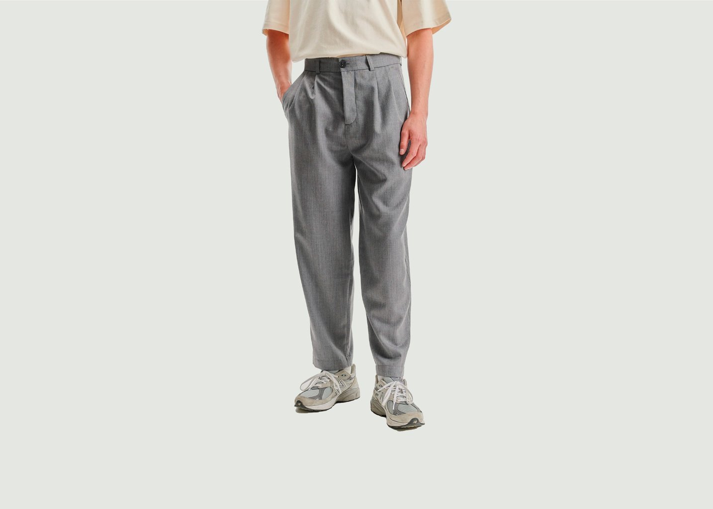 L'exception Pantalon Cambrigde Gris Noyoco