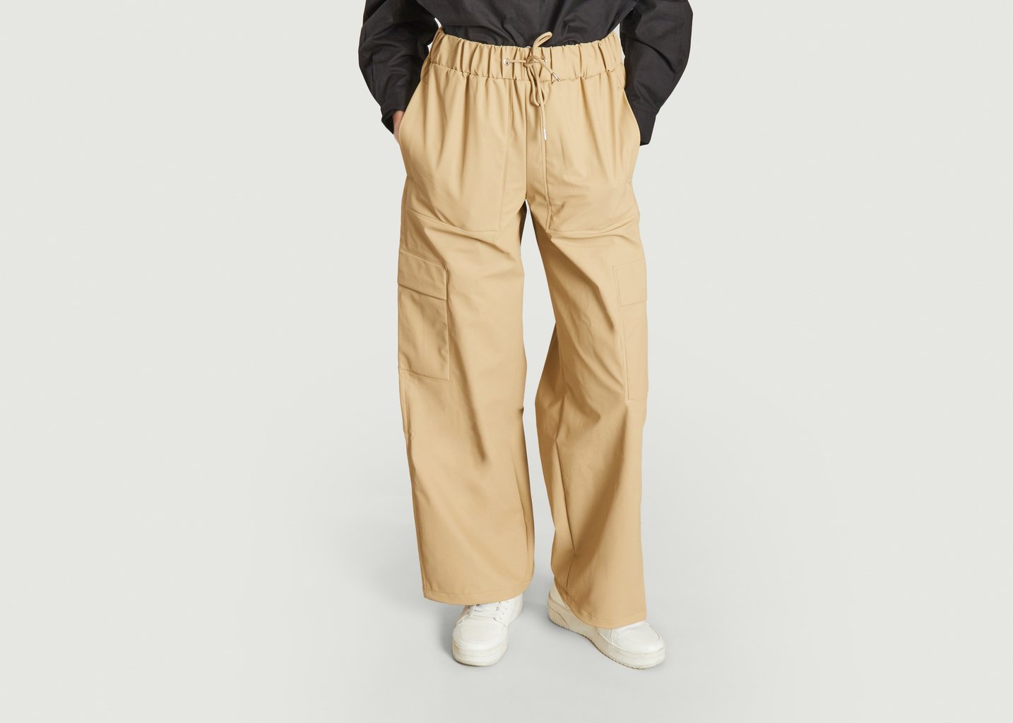 L'exception Pantalon Cargo Beige Rains