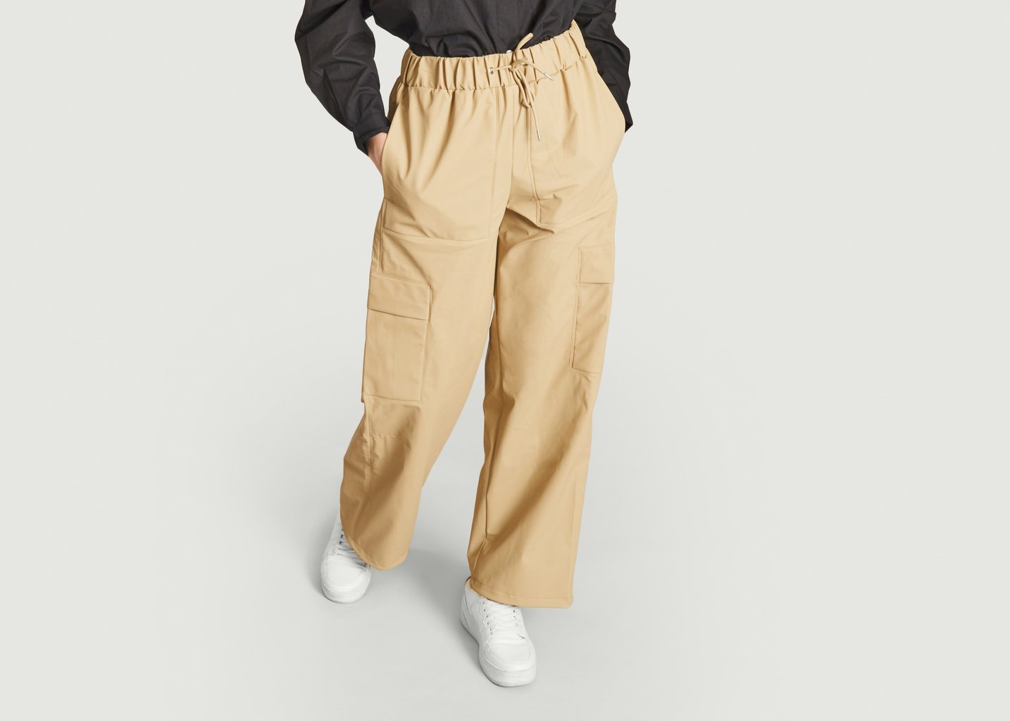 L'exception Pantalon Cargo Beige Rains