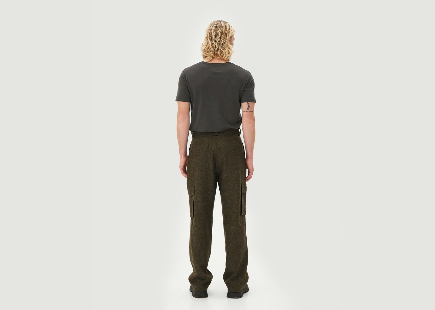 L'exception Pantalon Cargo Khaki Noyoco