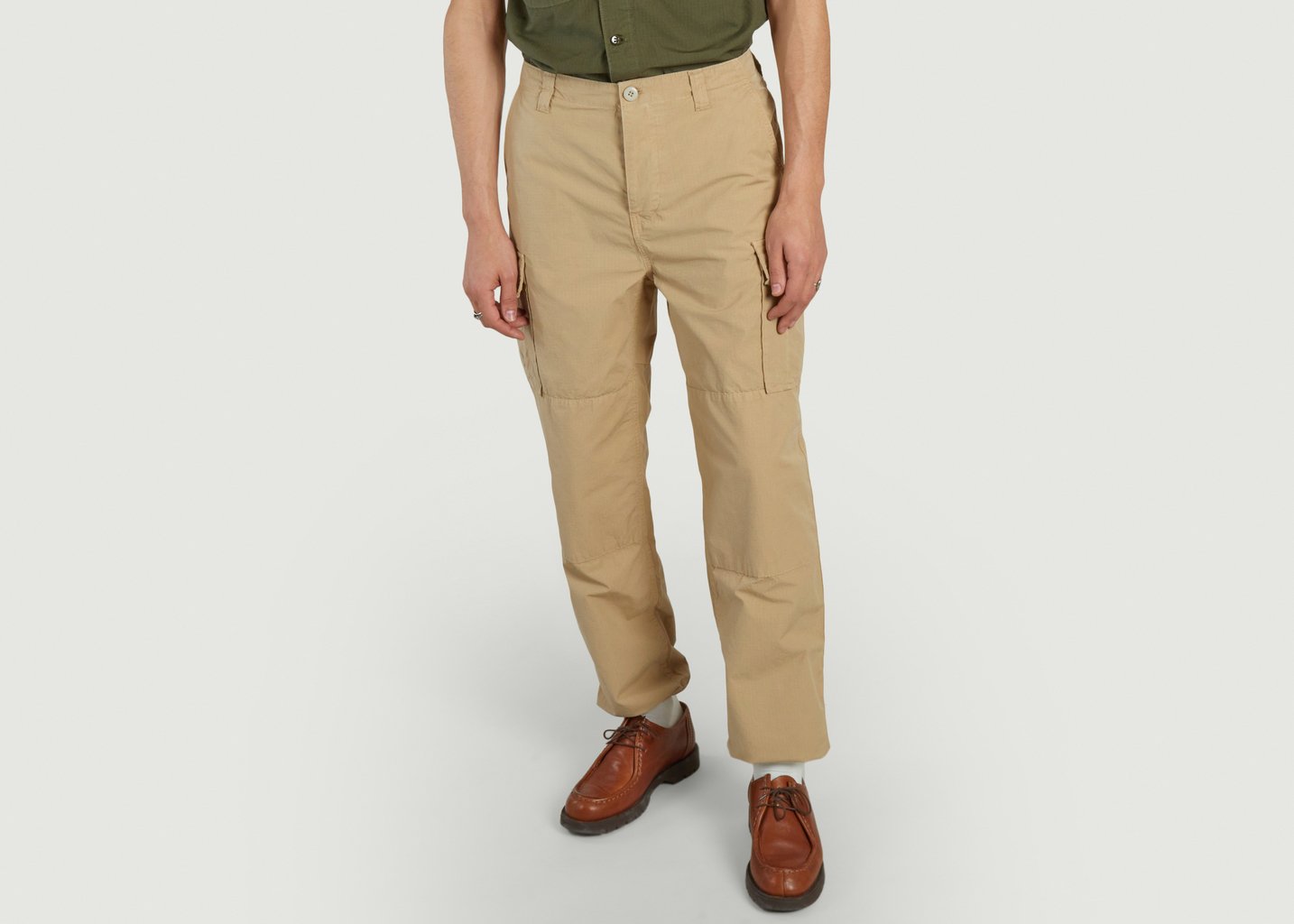 l'exception Pantalon Cargo Khaki Stan Ray
