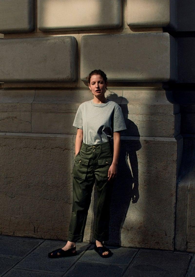 L'exception Pantalon Cargo Utor Khaki ADN Paris
