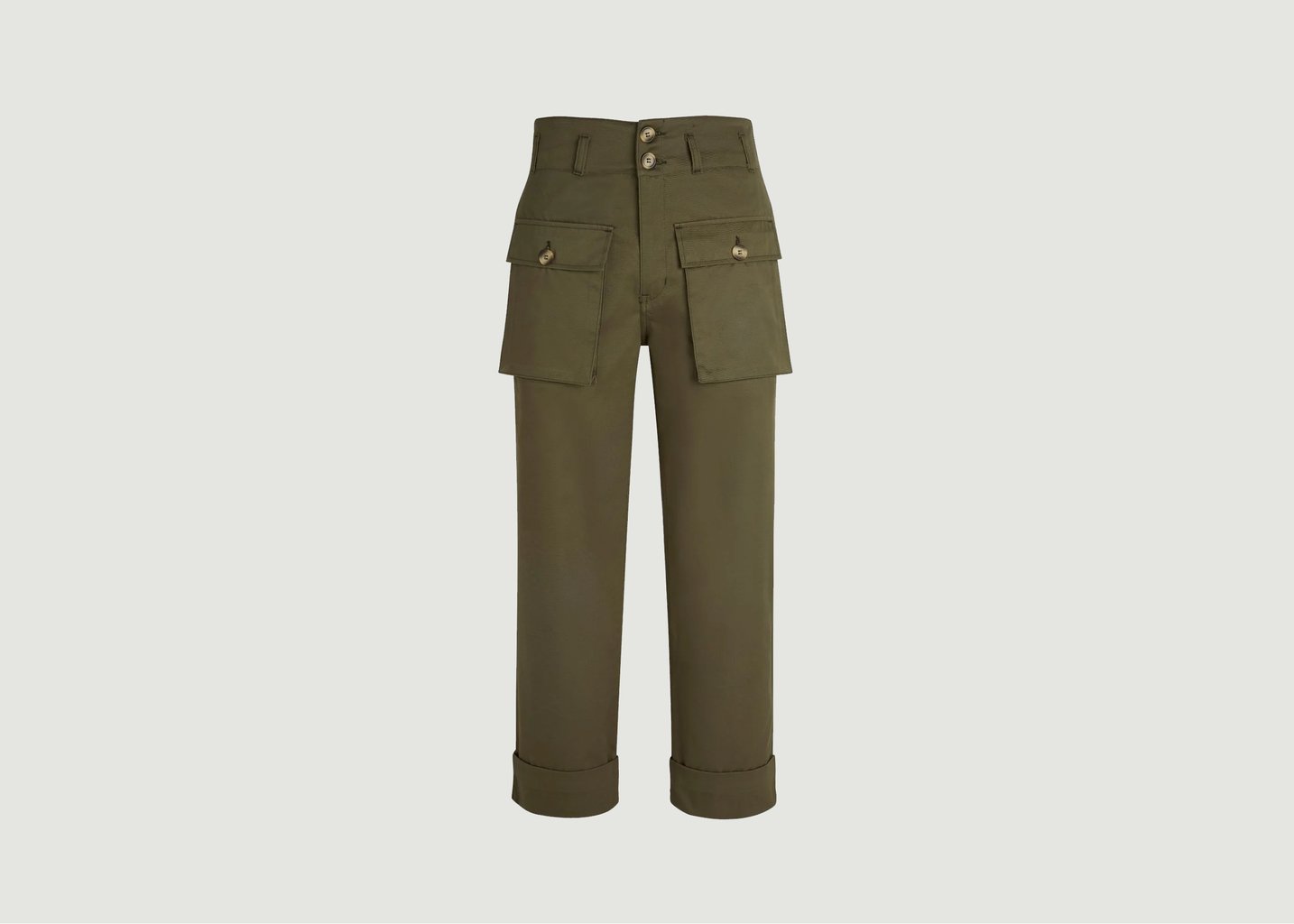 l'exception Pantalon cargo Utor Khaki ADN Paris