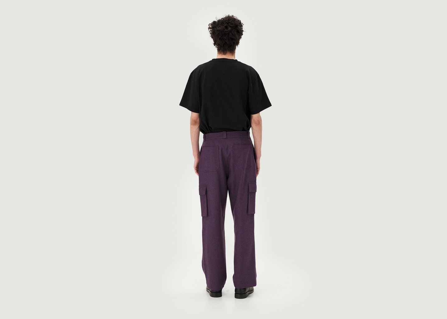 L'exception Pantalon Cargo Violet Noyoco