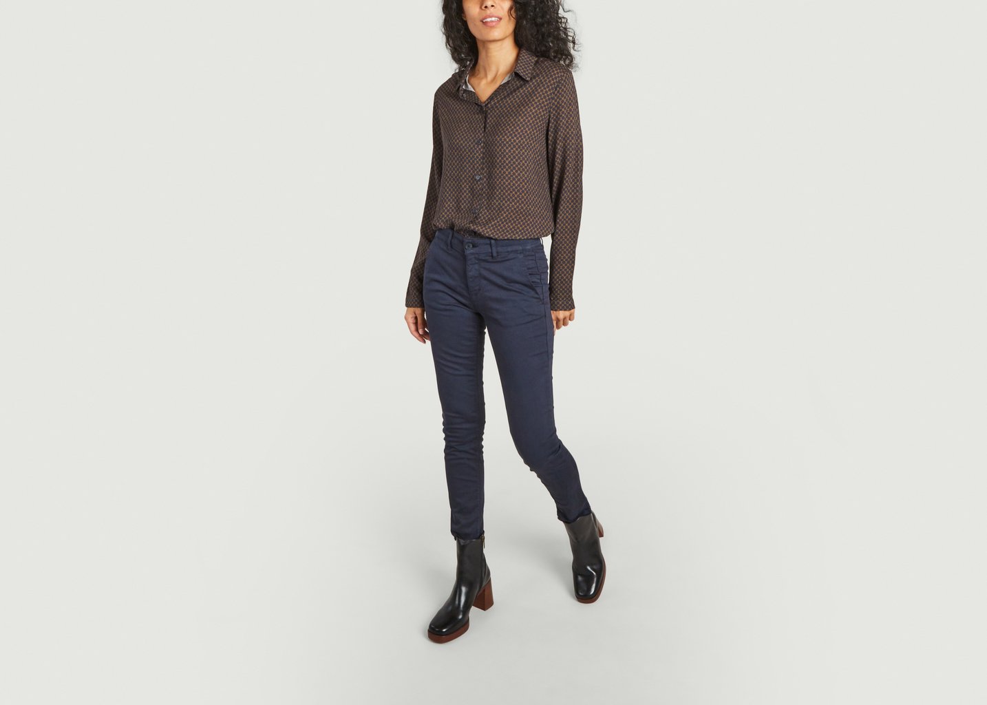 L'exception Pantalon Cathy Bleu Marine Five Jeans