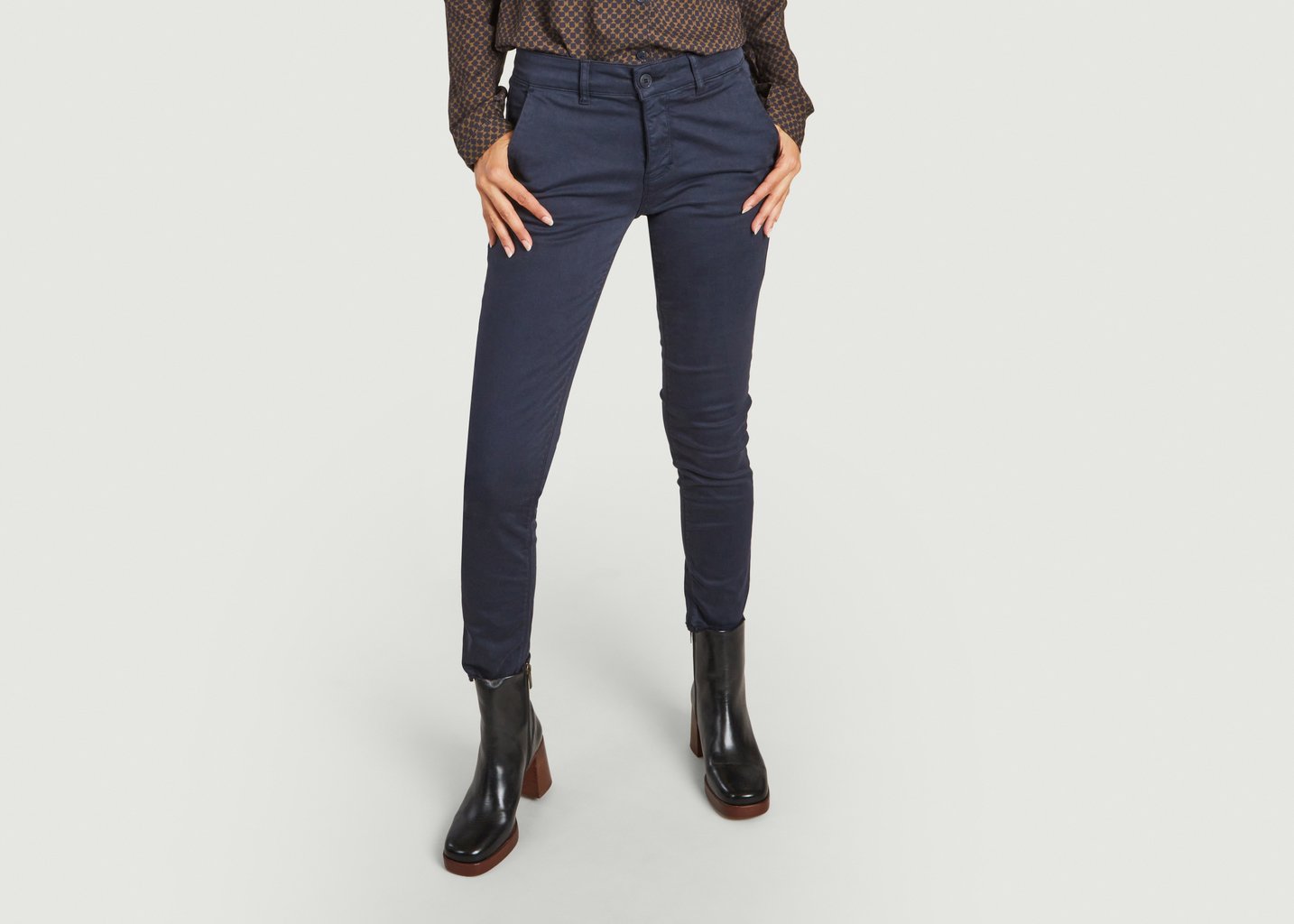 l'exception Pantalon Cathy Bleu Marine Five Jeans