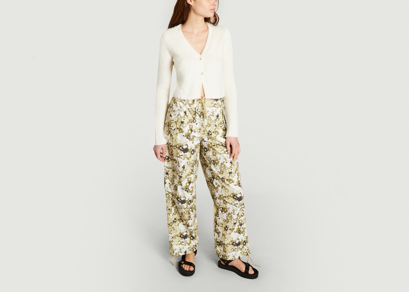 L'exception Pantalon Chi Imprimé Samsoe & Samsoe