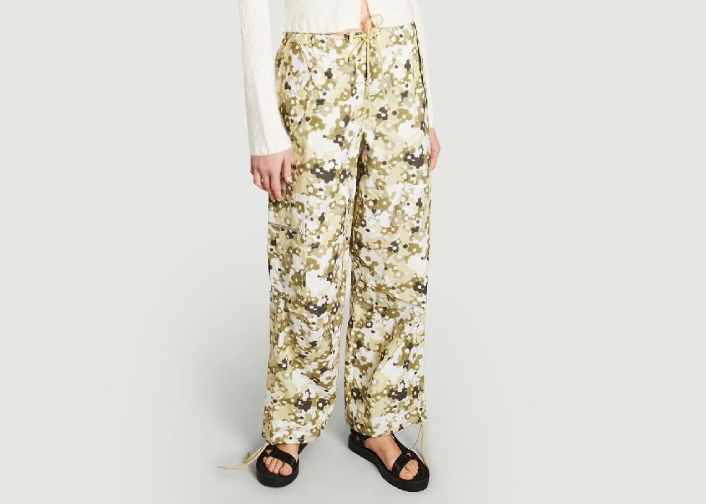 l'exception Pantalon Chi Imprimé Samsoe & Samsoe