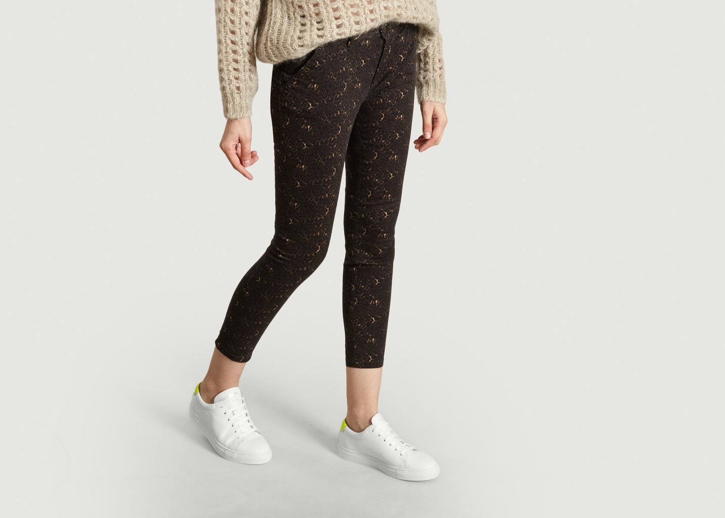 L'exception Pantalon Chino Sandy Marron Reiko
