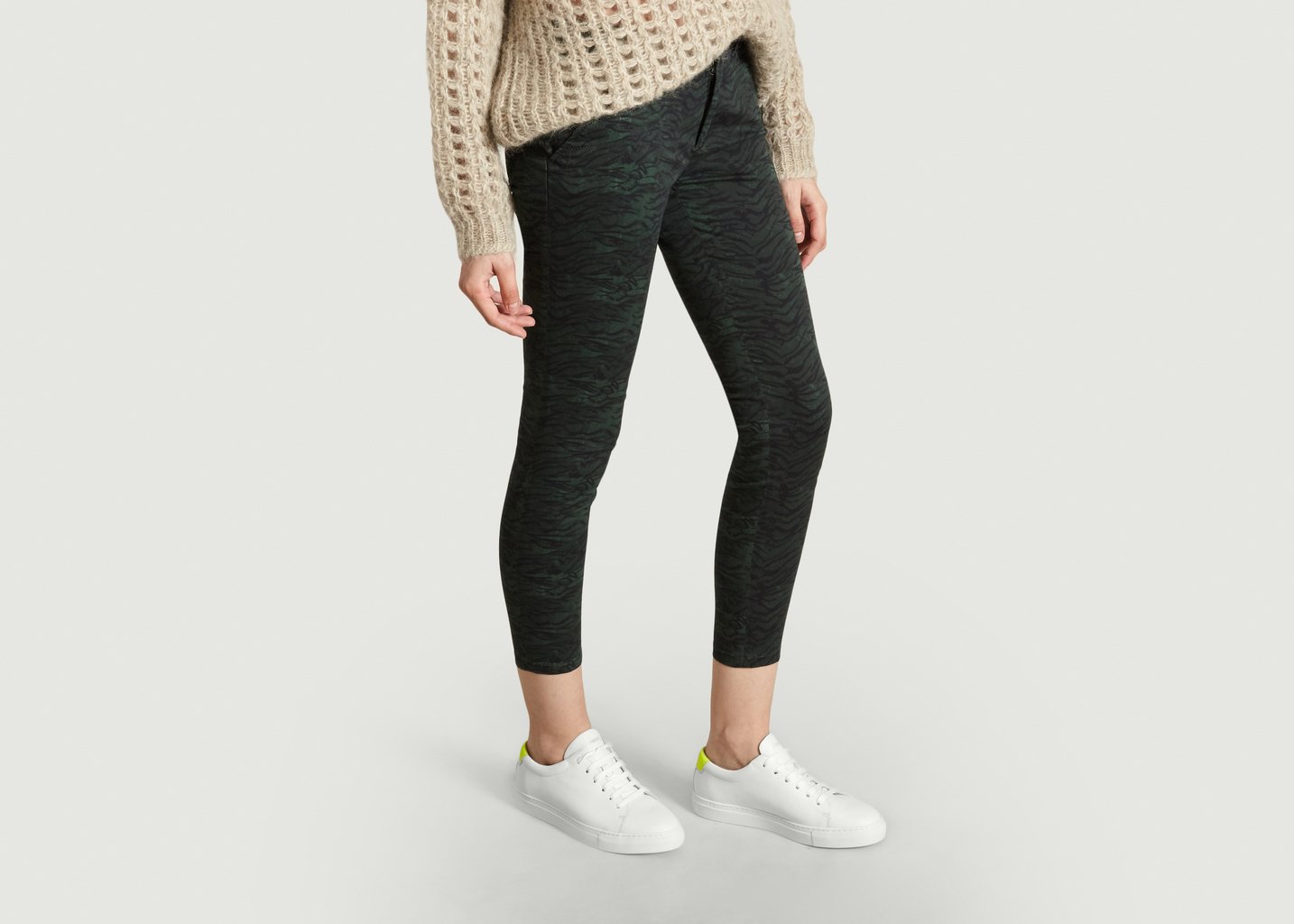 L'exception Pantalon Chino Sandy Vert Reiko