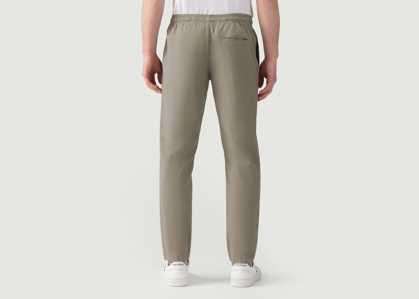 L'exception Pantalon Chino Sport Beige Ron Dorff