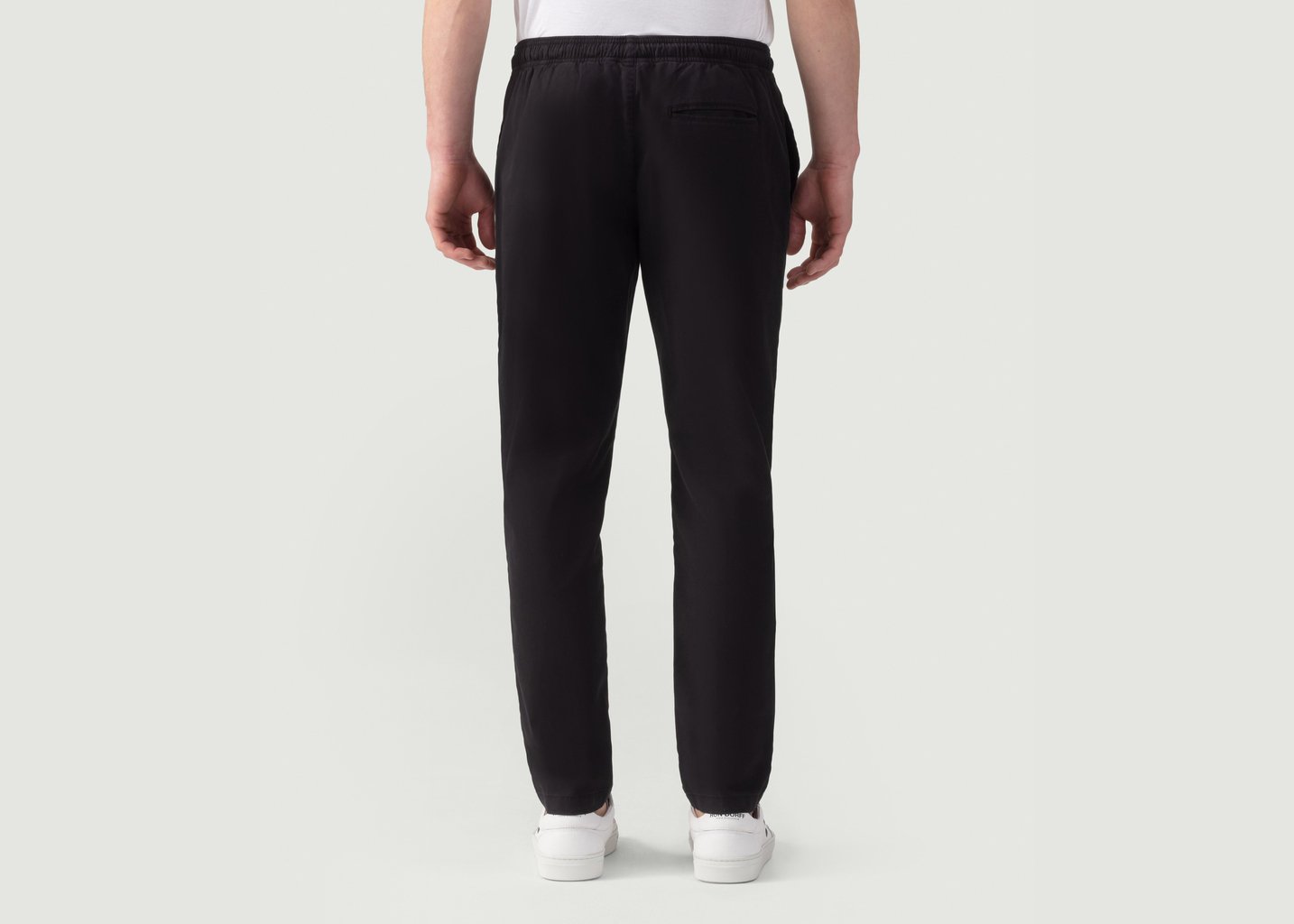 L'exception Pantalon Chino Sport Noir Ron Dorff