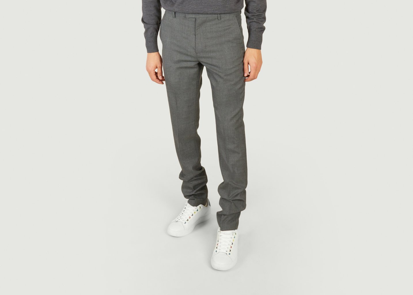 L'exception Pantalon Cigarette Gris AMI Paris