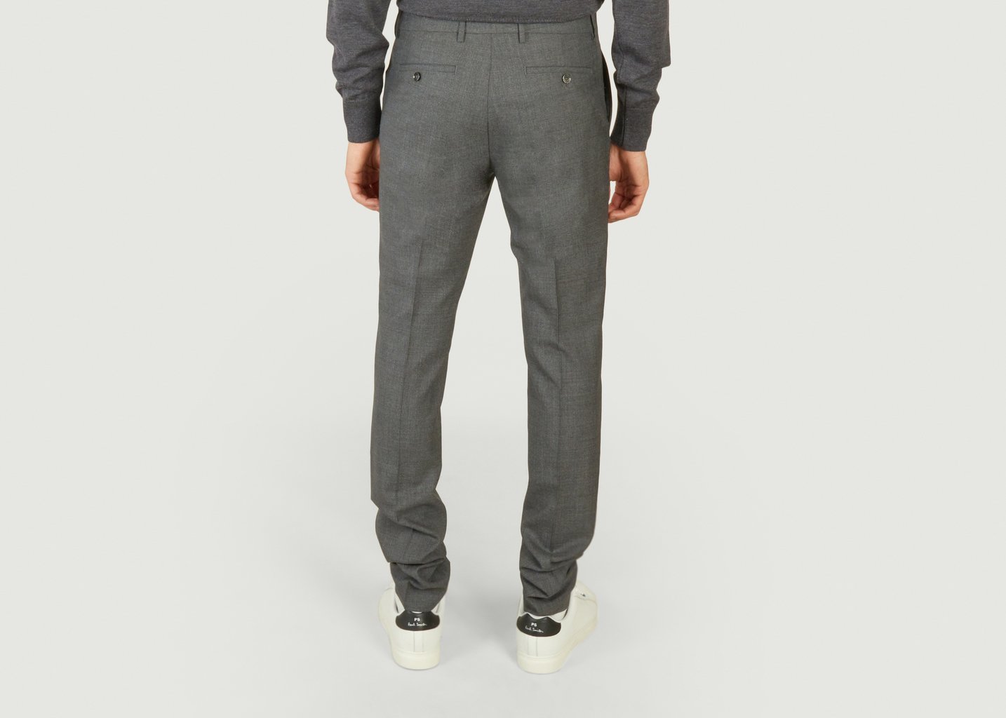 L'exception Pantalon Cigarette Gris AMI Paris