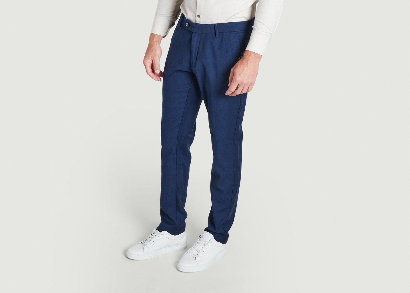 L'exception Pantalon City 5 Bleu JagVi Rive Gauche