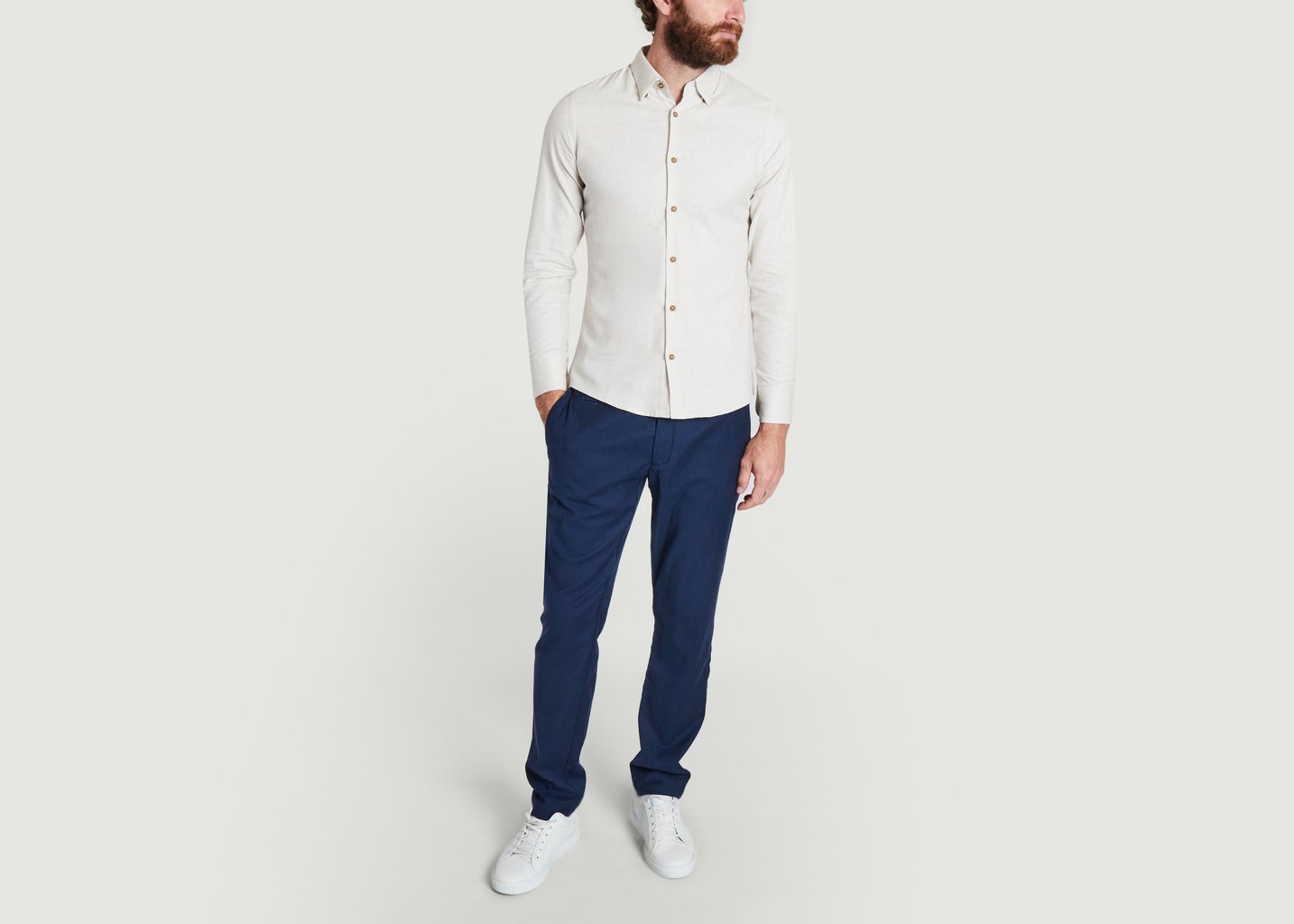 L'exception Pantalon City 5 Bleu JagVi Rive Gauche