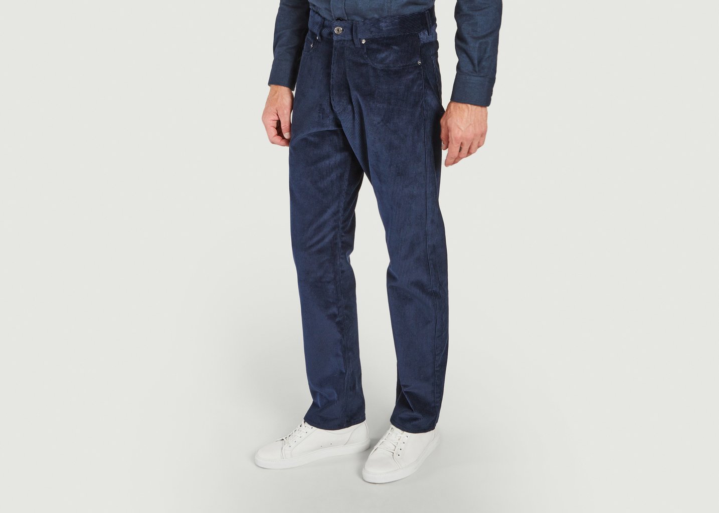 L'exception Pantalon Colt 8w Bleu Marine Wood Wood