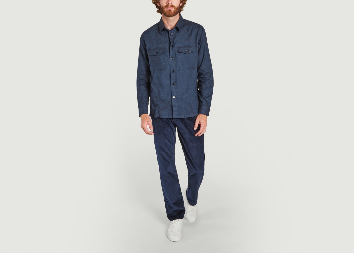 L'exception Pantalon Colt 8w Bleu Marine Wood Wood