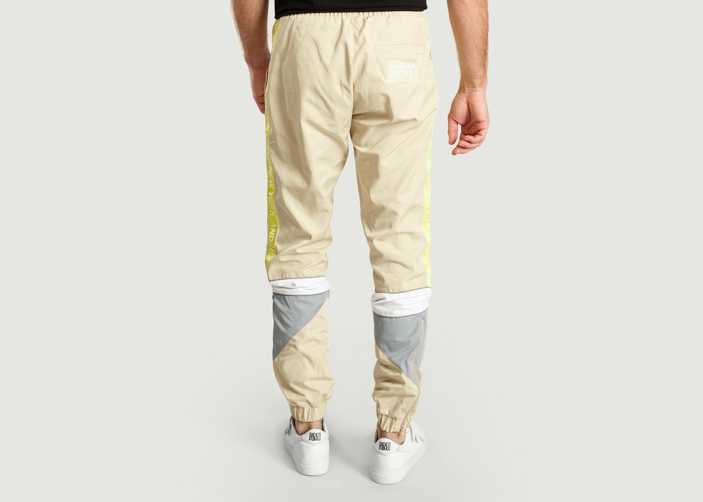L'exception Pantalon De Jogging Beige Andrea Crews