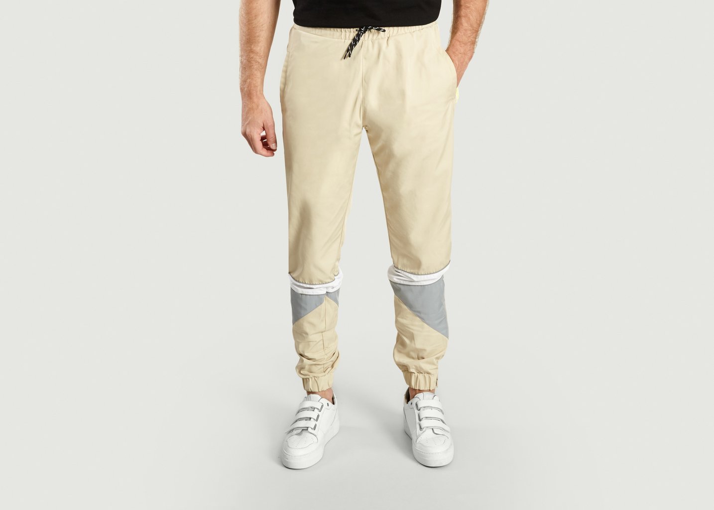 l'exception Pantalon de Jogging Beige Andrea Crews