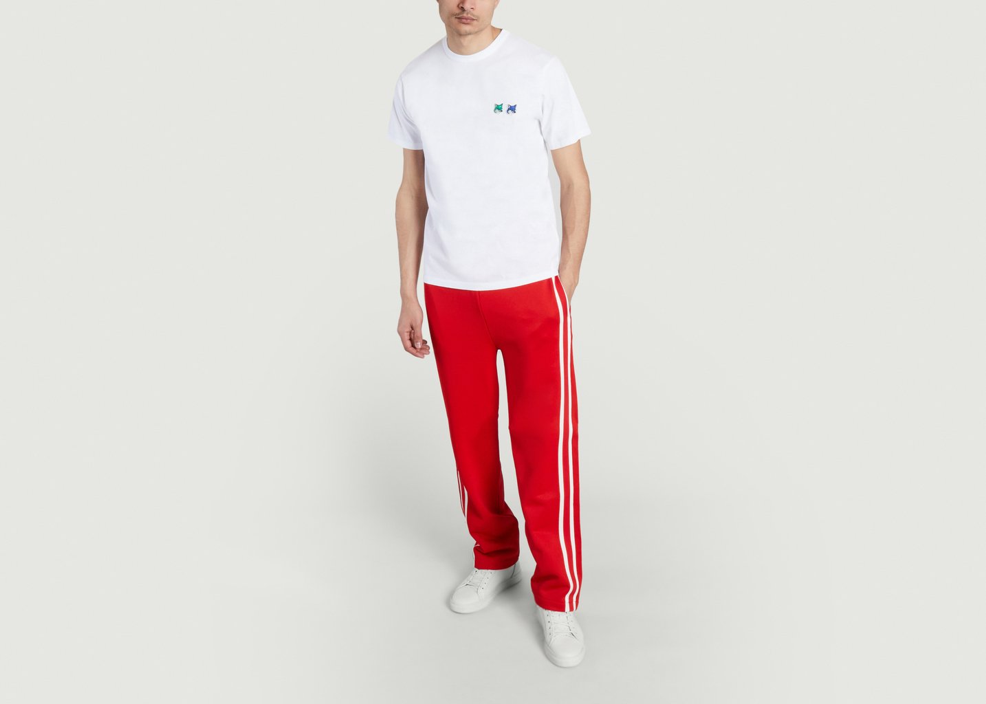 L'exception Pantalon De Jogging Rouge AMI Paris