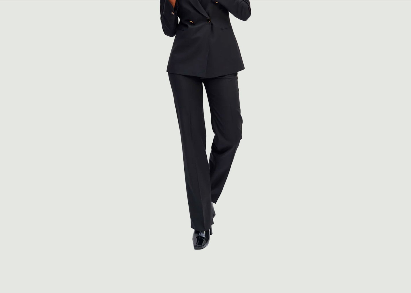 l'exception Pantalon De Tailleur Berlin Noir 17H10