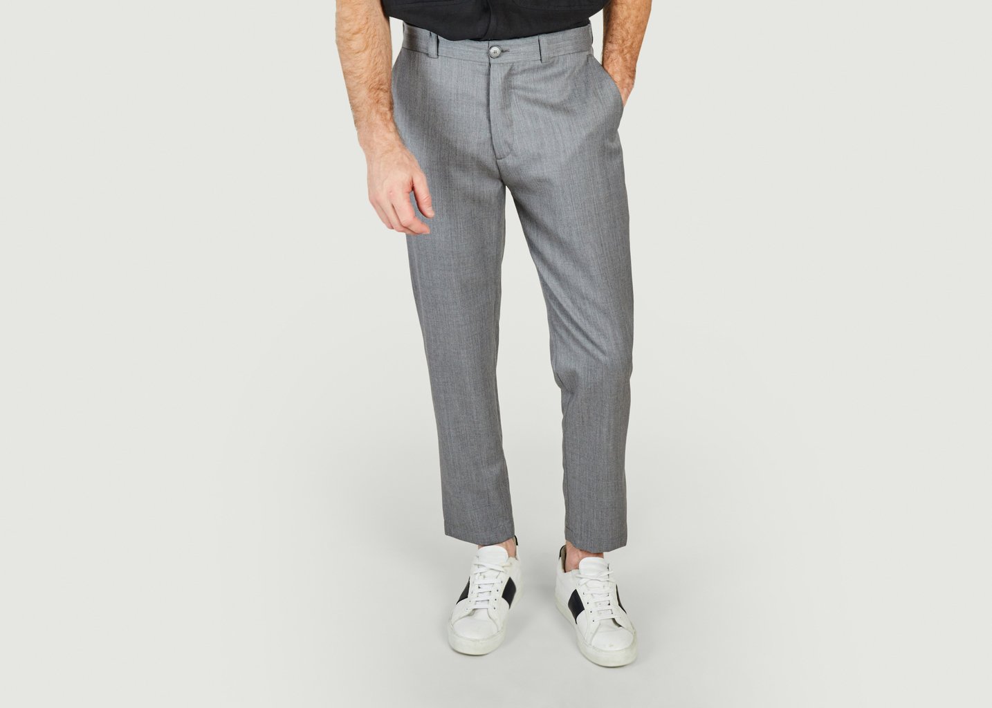 l'exception Pantalon Detroit Gris noyoco