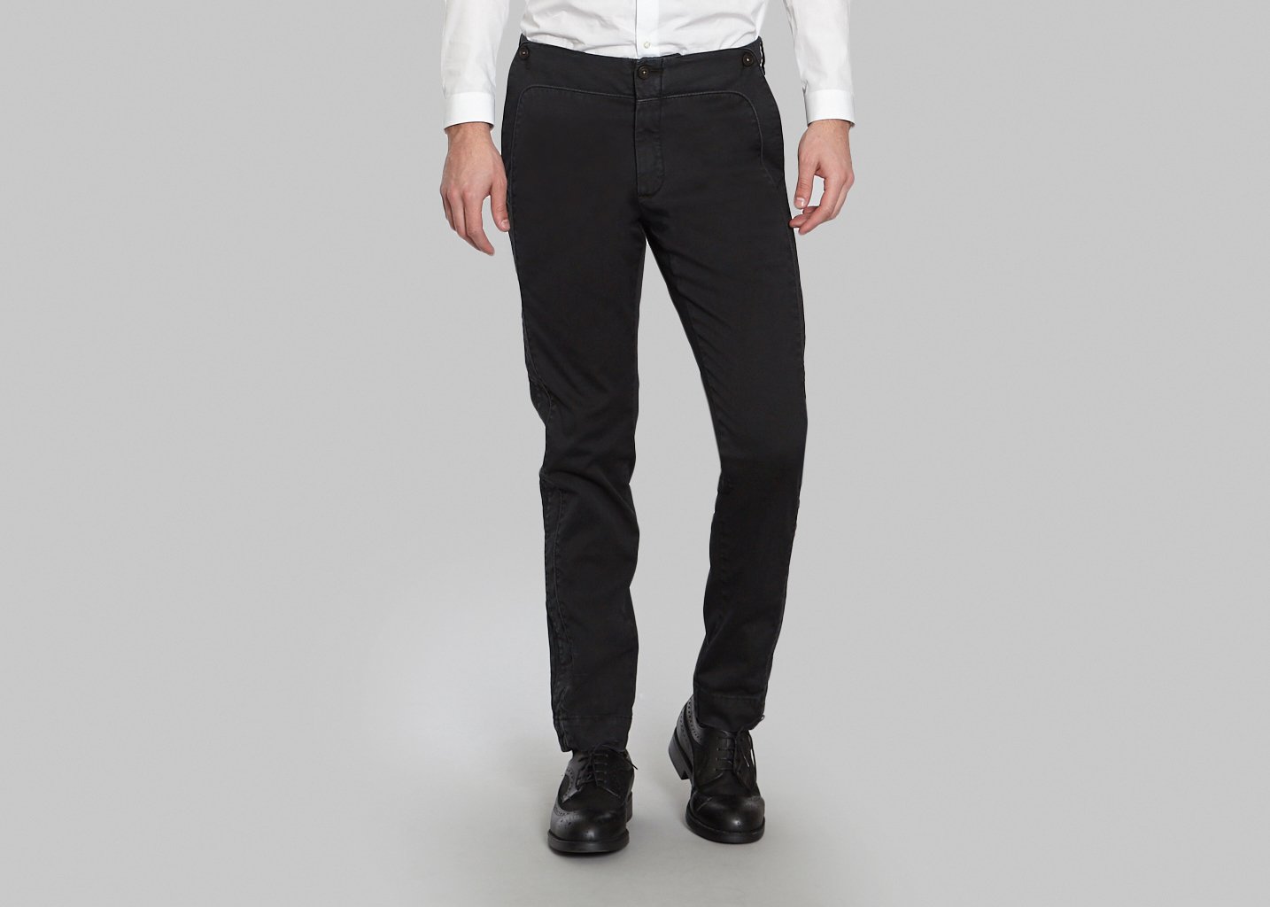 L'exception Pantalon Diego Noir Ly Adams
